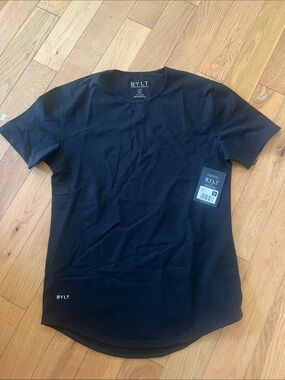 BYLT Basics Black Short Sleeve Crew T-Shirt